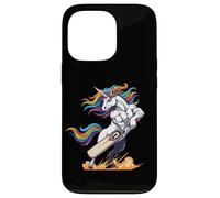 Rainbow Muscular Unicorn Cricket Power Hero Case for iPhone 13 Pro