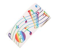 Rainbow Music Note Bulletin Board Border Trim Roll for Office