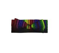 Rainbow Neon Printed bow headband, a fashionable turban headband with elasticity, suitable for newborns and infants