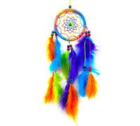 Rainbow Neon Small Dream Catcher Gift Home Decor Hanging Spiritual Protection Hanging Charm Pride Native American