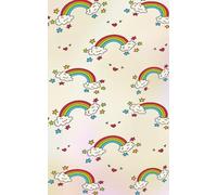 Rainbow Notebook: Cute 50 Page Kids Notebook with Rainbows, Clouds and Stars for School, Notes, Drawing and Gift Ideas