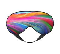 Rainbow Ocean Sleep Eye Mas Light Blocking Night Eye Blinder Travel Essential Gifts Women Men Sleep Mask