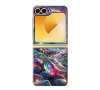 Rainbow Ocean Wave Fantasy Case Cover For Samsung Galaxy Z Flip 6, Flip 7 FE