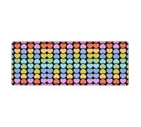 Rainbow Of Love Premium 3080-Styled Edge-Locked Gaming Mouse Pad â€“ Full-Print, Non-Slip Rubber-Base Desk Mat For Office, Study & Pc/Console Gaming (3mm Thick, Eco-Friendly Polyester)