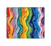 Rainbow Oil Painting Mouse Pad-Durable & Eco-Friendly Gaming & Office Desk Mat,Non-Slip Design for Enhanced Comfort and Precision