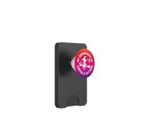 Rainbow Ombre Broom Runs On Coffee and Cat Hair Cheeky Witch PopSockets PopWallet for MagSafe