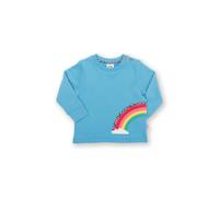 Rainbow Organic Cotton Sweatshirt Kite Blue 9 Years