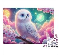 Rainbow Owls Jigsaw Puzzle - 500 Piece Cartoon Style Educational Brain Teaser, Home Décor & Relaxing Quality (For Everyone 12+)