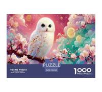 Rainbow Owls Jigsaw Puzzles Puzzles for Adults Kids. 1000 Piece Impossible Challenge Toy Educational Game Home Decoration for Educational Games Gifts 70x50cm/1000pcs