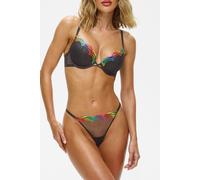 Rainbow Padded Plunge Bra Ann Summers Black 36G