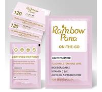 Rainbow Pana - RainbowPana Women's Wipes, 240 Pieces ONTHEGO Individually Wrapped | Disposable Wipes, Travel Wipes