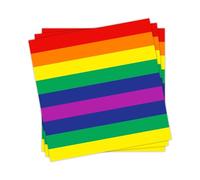 Rainbow Paper Napkins Party Decorations,20Pcs 33 x 33cm Rainbow Serviettes Pride Cocktail Napkins Disposable Pride Party Accessories for LGBT Pride Party Supplies Table Decorations
