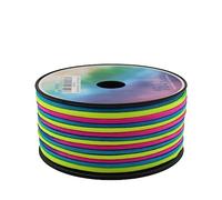 Rainbow Paracord 80ft 160ft 320ft - Durable and Vibrant 550 Paracord Rope for Various Applications
