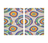 Rainbow Pattern PU Leather Passport Holder, Multiple Pockets Passport Cover, Travel Document Organizer for Men Women