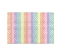 Rainbow Pattern With Dot, 1000 Pieces Jigsaw Puzzles, Wooden Jigsaw Family Game Wall Decor for Adults Teens