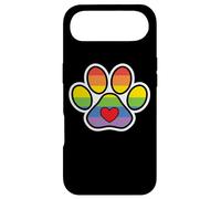 Rainbow Paw LGBTQ Gay Pride Flag Dog Print Case for iPhone Air