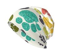 Rainbow Paws Baggy Slouchy Beanie Chemo Hat Cancer Headwear Knitted Hats Scarf Nightcap for Women Men