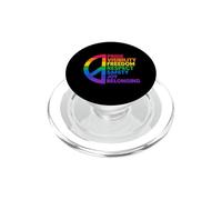 Rainbow Peace Pride Visibility Freedom Respect PopSockets PopGrip for MagSafe