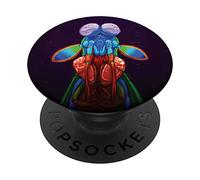 Rainbow Peacock Mantis Shrimp - Beautiful Sea Creature Gift PopSockets Swappable PopGrip