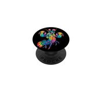 Rainbow Peacock Mantis Shrimp Funny Ocean Animal Cartoon PopSockets Adhesive PopGrip