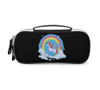 Rainbow Pegasus Pencil Case Portable Makeup Bag Organizer Pencil Pouch Cosmetic Bags for Women