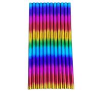 Rainbow Pencils - Multicolored Wooden Art Set, 12pcs Aesthetic Coloring Tools | Smooth Sketching Drawing Supplies for Kids Parties School Creative Painting Illustration Crafts