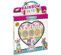 Rainbow Pets Cute Animal Stickers Set Rainbow Design Gift for Kids (US IMPORT)