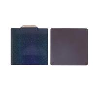 Rainbow PEY Textured PEI Build Plate, Double Sided Spring Steel Sheet for 3D Printer, Flexible Magnetic Platform with Glowing Star Dot Pattern and Matte PEI Surface for PLA PETG TP