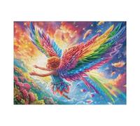 Rainbow Phoenix 500 Piece Jigsaw Puzzle for Adults Teens Happy Time Gaming Break Activity Mental Reset Colourful Design Great Gift for Gamers 500 PCS