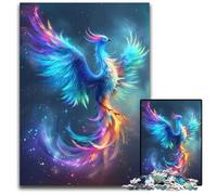 Rainbow Phoenix Jigsaw Puzzles 1000 Pieces for Adults paper Jigsaw Puzzles for Adults Perfect for Family Fun on Christmas Thanksgiving BirthdaysEaster 1000 PCS(38x26cm)