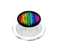 Rainbow Pine Tree Reflection Forest Landscape Outdoor PopSockets PopGrip for MagSafe