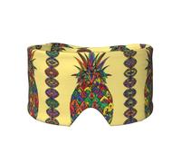 Rainbow Pineapple Print Print Soft Eye and Ear Muffs for Adults Sleeping Protection Cover for Travel Nap Relief