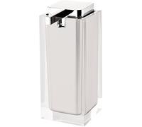 Rainbow Plastic Soap Dispenser Finish: White