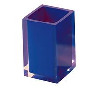 Rainbow Plastic Toothbrush Holder Finish: Blue