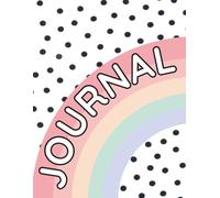 Rainbow Polka Dot Journal Notebook 106 Lined Wide Ruled Pages: 8.5" x 11" Large Size School College Notes Reminders