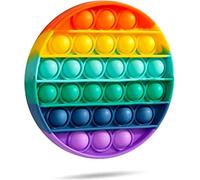 Rainbow Pop it fidget toy- Stress reliever Push pop toy - A bubble sensory toy for Kids and Adults - popit fidget autism toys- party favor - pop it's for fun, learning & relaxation!