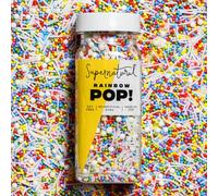 Rainbow Pop! Natural Nonpareil Sprinkles by Supernatural, No Artificial Dyes, Soy Free, Gluten Free, Vegan, 3oz
