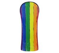 Rainbow Pride Flag Gay LGBT Golf Head Cover Set Headcovers with Number Tags for Driver Fairway Wood Hybrid