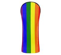 Rainbow Pride Flag Gay LGBT Pride Day Golf Club Cover Set Pu Leather with Interchangeable No. Tags for Driver Fairway Wood Hybrids