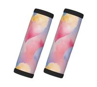 Rainbow. Print Car Handle Protectors Luggage Handle Wrap Grips 2 Packs Travel Non Slip Soft Grip