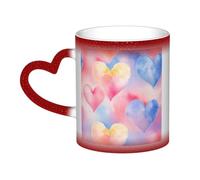 Rainbow. Print Thermal Color Changing Mug, Ceramic Coffee Cup, Magic Mug for Home Office Cafe