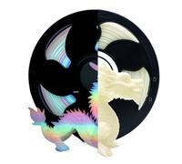Rainbow Printer Filament | High Precision Multicolor Spool Glowing in The Dark Filament,Standard Printer Ender Spools Accessories for Hobbyists Professionals