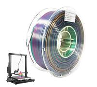 Rainbow Printing Filament, 1.75mm Rainbow Printing Spool Filament, Printer Consumables, Fast Color Changing Filament Dimensional Accuracy +/- 0