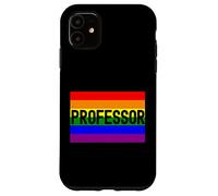 Rainbow Professor - Queer Professor, LGBTQ+ Professor, Ally Case for iPhone 11