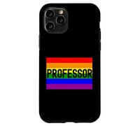 Rainbow Professor - Queer Professor, LGBTQ+ Professor, Ally Case for iPhone 11 Pro