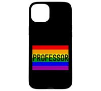 Rainbow Professor - Queer Professor, LGBTQ+ Professor, Ally Case for iPhone 15 Plus