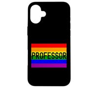 Rainbow Professor - Queer Professor, LGBTQ+ Professor, Ally Case for iPhone 16 Plus