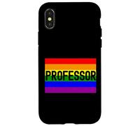 Rainbow Professor - Queer Professor, LGBTQ+ Professor, Ally Case for iPhone X/XS