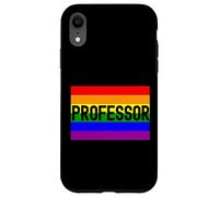 Rainbow Professor - Queer Professor, LGBTQ+ Professor, Ally Case for iPhone XR
