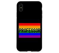 Rainbow Professor - Queer Professor, LGBTQ+ Professor, Ally Case for iPhone XS Max